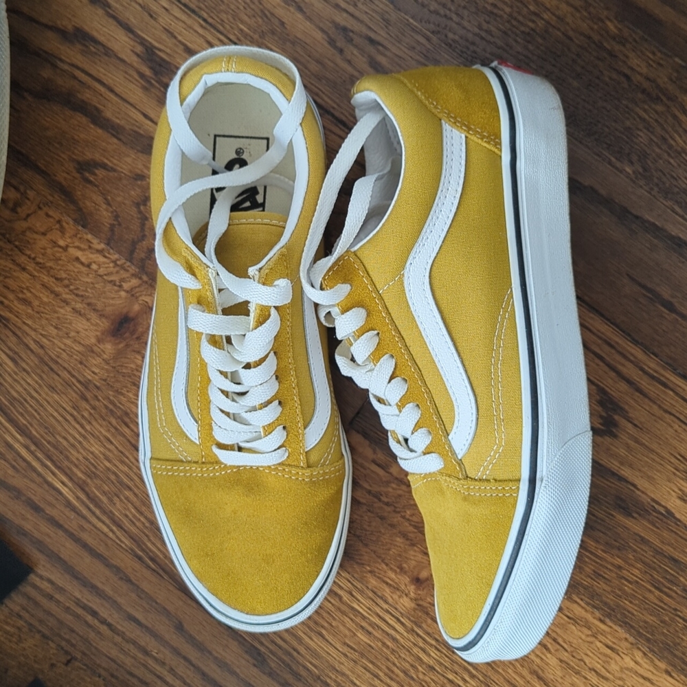Vans Old Skool sneaker - chartreuse/white sz8